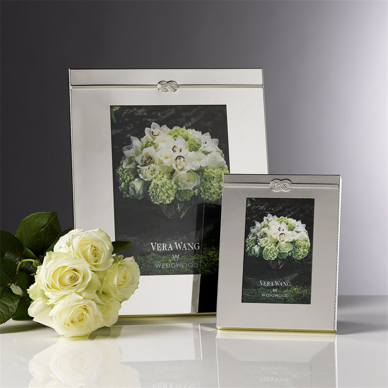 Cadre photo Vera Wang Infinity, argent, 8 po x 10 po