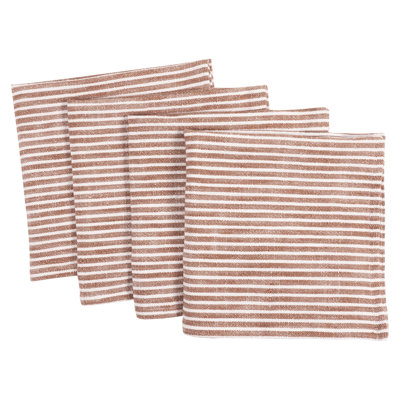 Valorie Cotton Striped Square Napkin