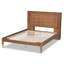 Grand lit plateforme avec rangement Marquita, noyer cendré H 47,50 po x l 65,60 po x L 90,70 po-1010758051