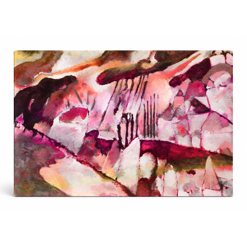 Paysage avec pluie (1913) - Art mural sur toile paysage, 14" W x 11" H
