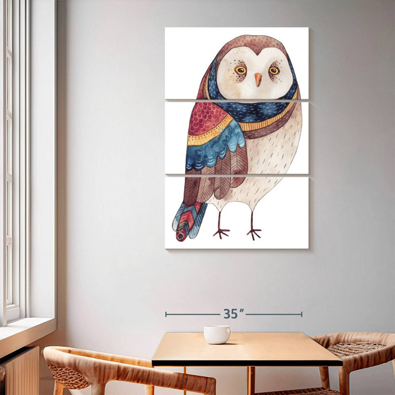 Brampt Odd Owl, 65" H x 42" W