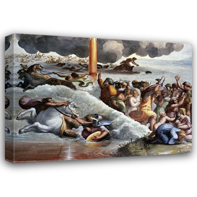 «World Menagerie Raphael Gallery», art sur toile tendue: Moïse traversant la mer Rouge