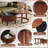 Round Nesting Coffee Table With Drawer