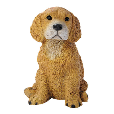 Retriever Puppy Dog Statue