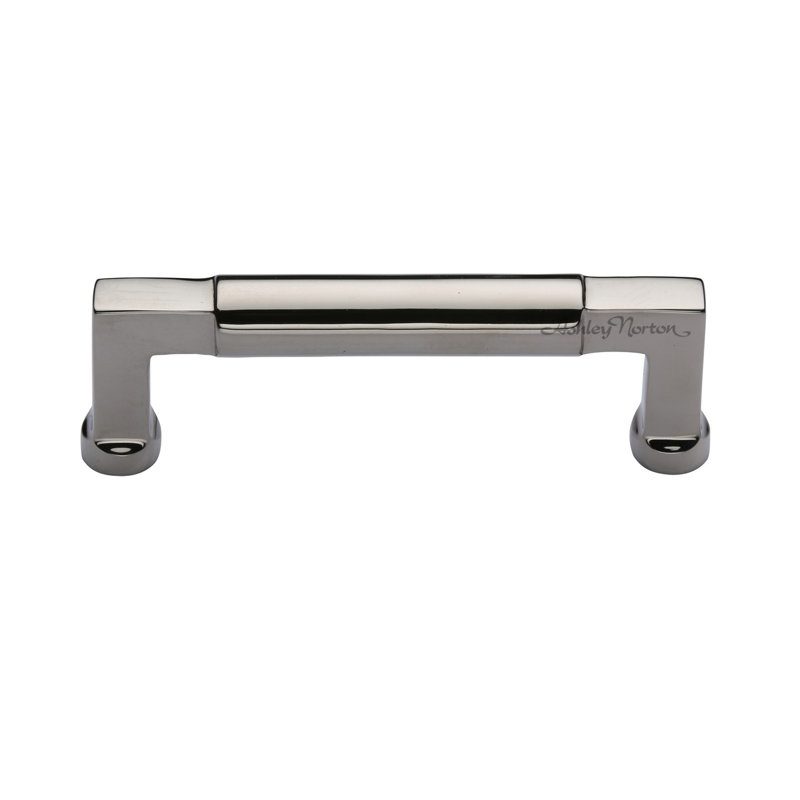 Bauhaus Cabinet Bar Pull, Polished Nickel, 8"