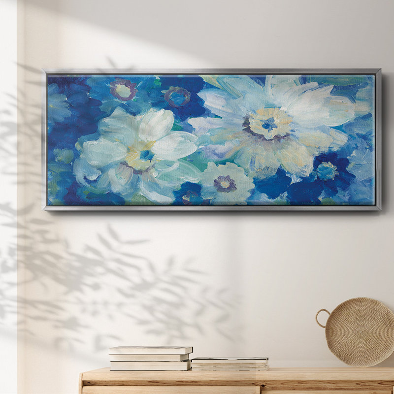 Blue Nocturne I- Framed Canvas