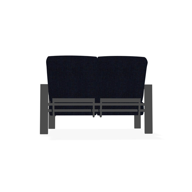Causeuse Larssen, Graphite, Spectre indigo Sunbrella®