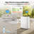 Andte 120 Pint Portable Dehumidifier, 2,000 Sq. Ft Coverage, 1.32 Gal Tank, Energy Star-119455304