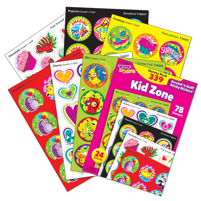 Ensemble d'autocollants tendance pour enfants