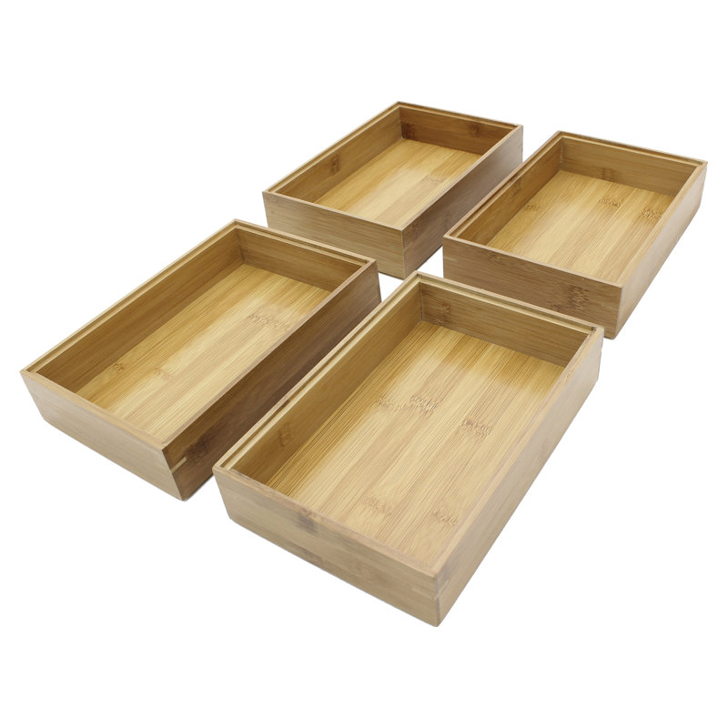 Foundry Select Solid Wood Basket, 2" H x 9" W x 6" D