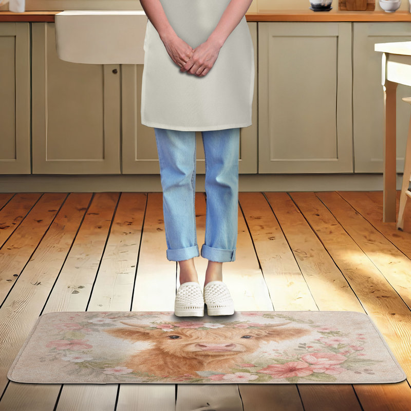 Tapis de cuisine Highland Cow Baby