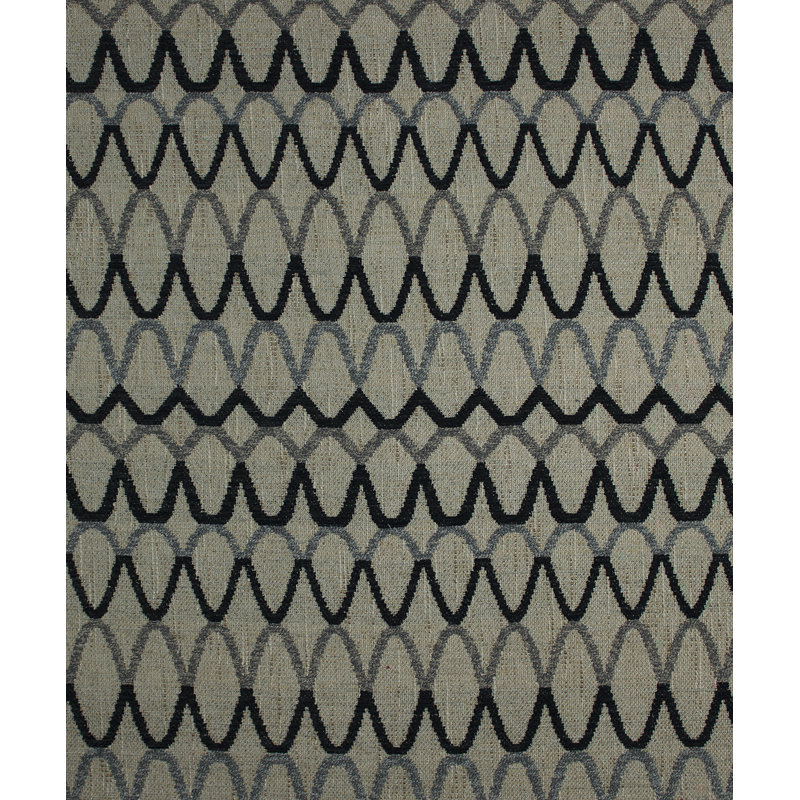 Helsinki Fabric, Gray/Black