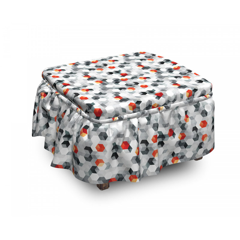 Housse pour hexagonales et cubes repose-pieds