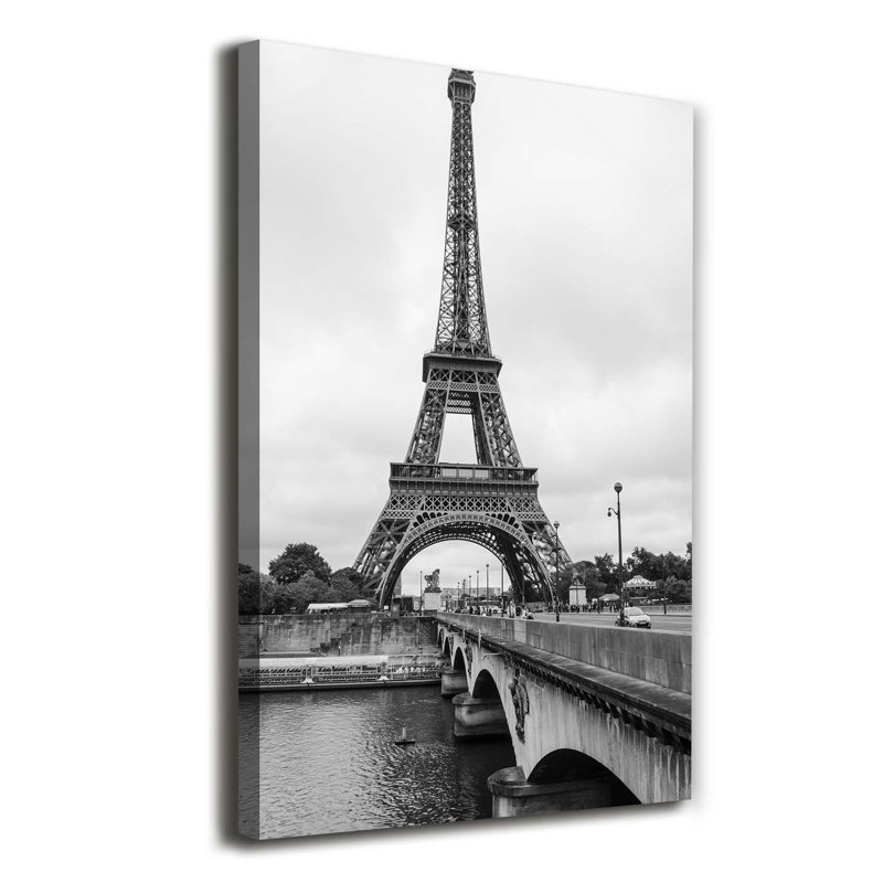 Eiffel Tower Paris - Wrapped Canvas Print