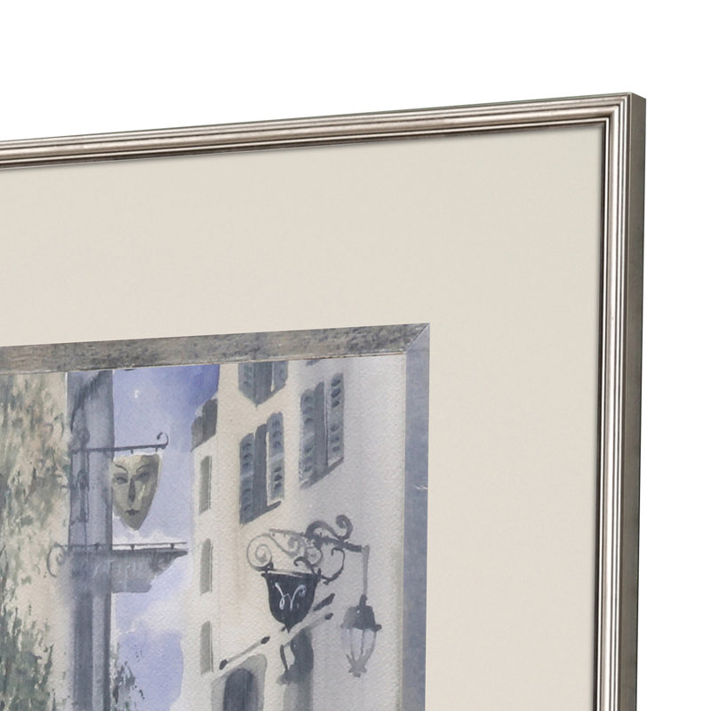 La Ville I Silver Wood Framed Landscape Poster Set