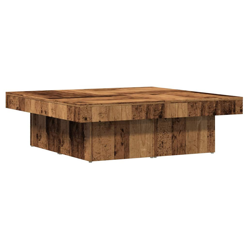 Allete Block Coffee Table, Old Wood