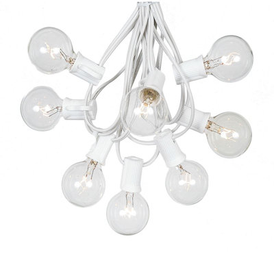 Patio Outdoor 25 - Bulb 25'' Plug-in Globe String Light