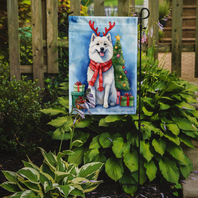 Drapeau de Noël renne de jardin, Esquimau américain