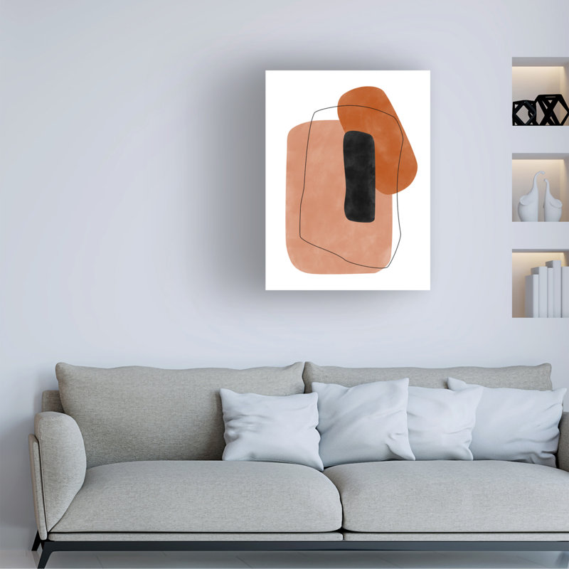 Impression sur toile «Bachelo Terracotta 43» par Elena Ristova, H 32 po x l 24 po x P 2 po