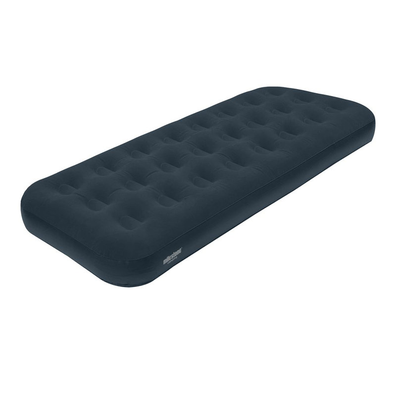 Flocked Airbed, Single, Dark Blue