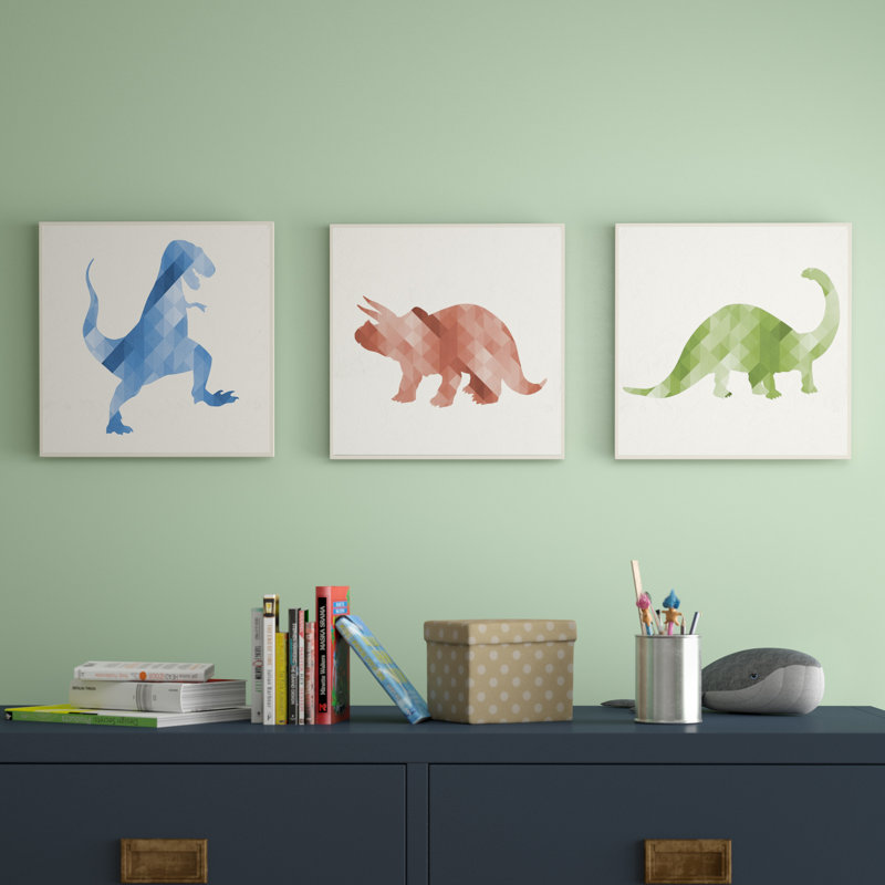 Dailene Animals 3 - Piece Framed Art