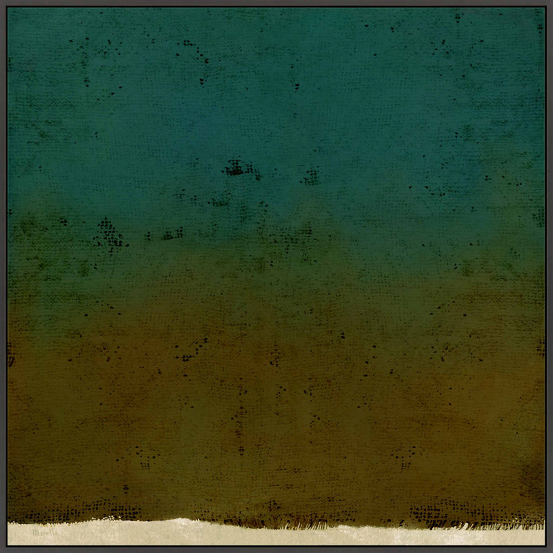 «Pond 1» par Marco Marella pour Studio M - Art mural encadré, 36" H x 36" W, Canvas, Black