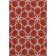 Premium Machine Washable Prisco Red Rug