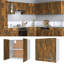 Black Hanging Glass Cabinet 60X31x60 Cm-584496444