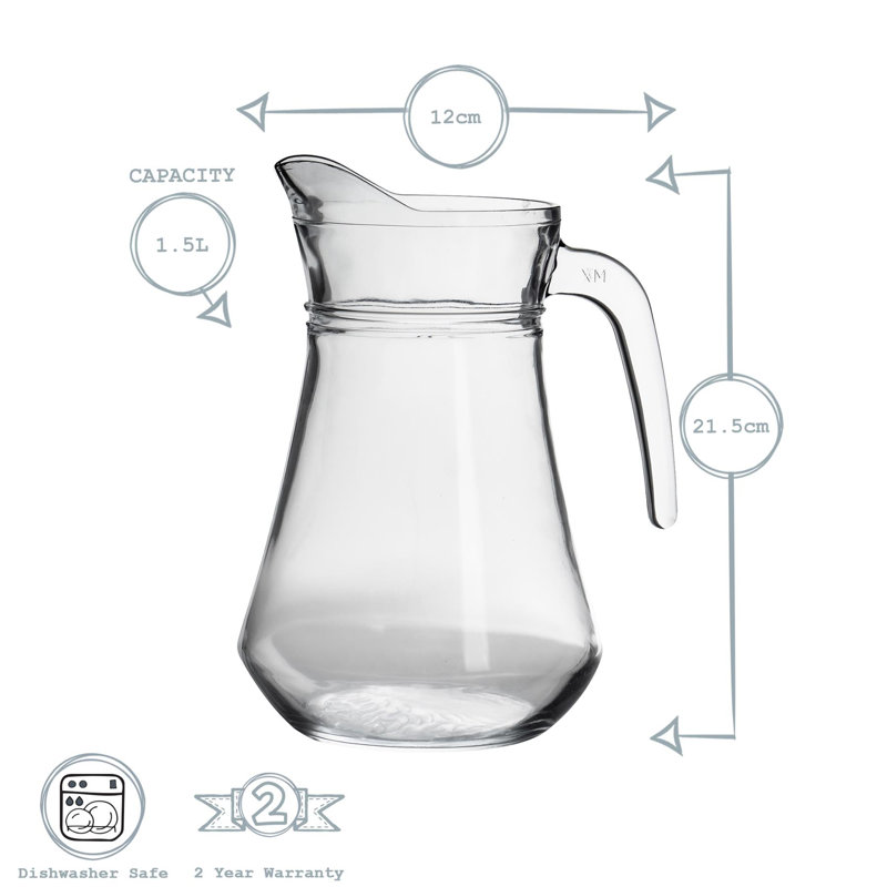 Argon Tableware - Brocca Glass Water Jug