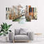 Venice Canal, Italy City 5 Piece Wall Art Set on Canvas