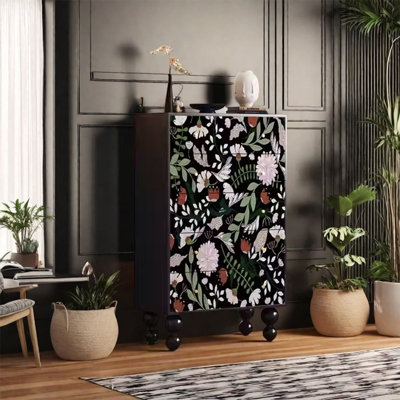 Cabinet with 5 Drawers and Spacious Top