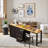 74.8-inch Kitchen Island With Extendable Dining Table-684602751