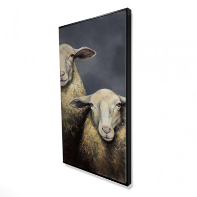 Two Sheeps Print On Canvas