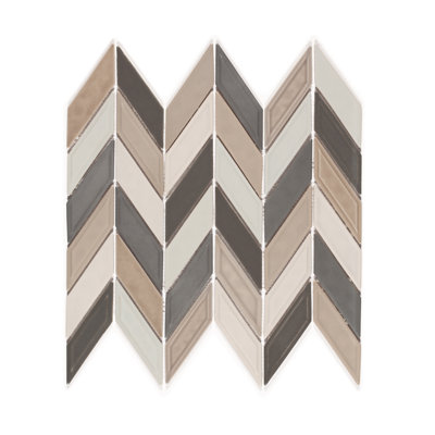 12"X12" Chevron Mosaic Tile