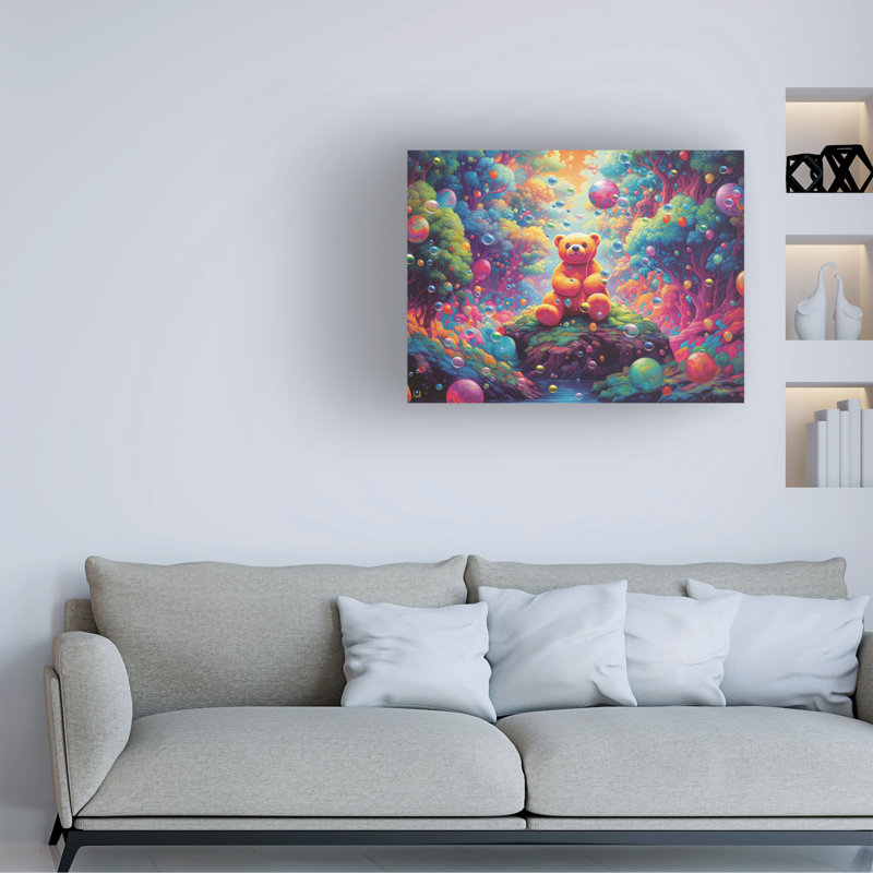 Art sur toile, Michael David Ward, H 14 po x l 19 po