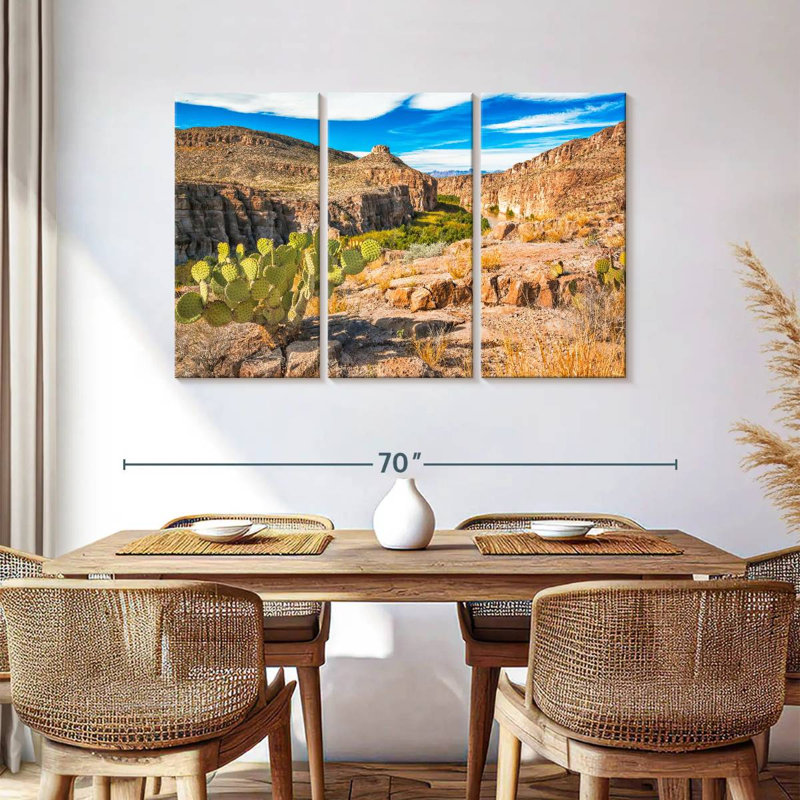Hot Springs Canyon Rio Grande, 36" H x 57" W