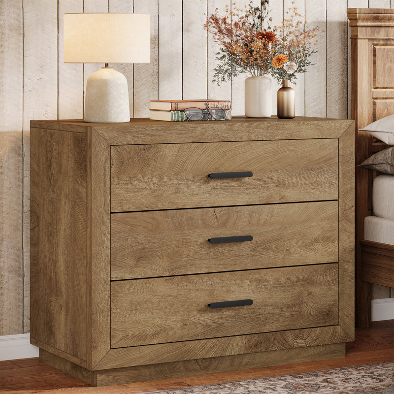 Oversized Nightstand with 3 Drawers, Individual
