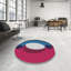 Tapis à tisser rose/bleu/gris-1875460723