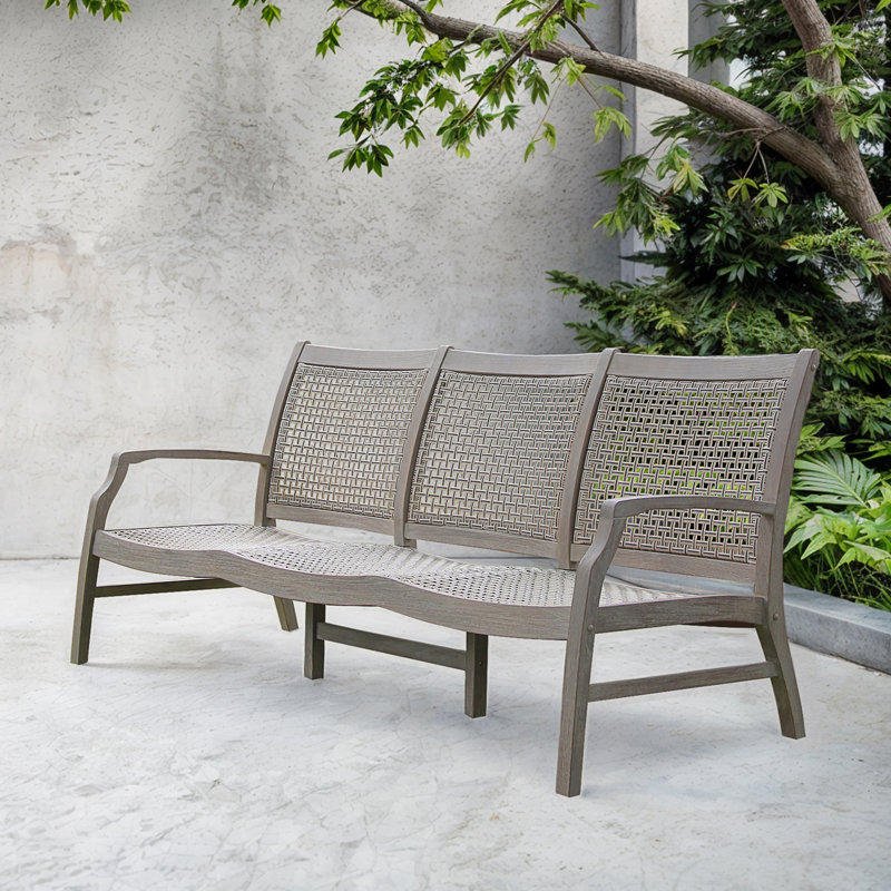 Sawyer 78'' Teak Outdoor Patio Sofa