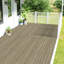  Planches de terrasse en composite 96 "x 5,4" (pièce de 1) - Accessoires inclus-118726787-121372414