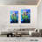 Avery Tulips On Blue-108557601
