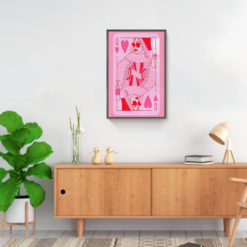 " Funky Art ", Black Framed, 24" H x 16" W x 1.34" D