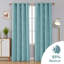 Seligman Wave Foil Printed Room Darkening Thermal Curtains-574165701-574165703