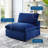 Commix Down Filled Overstuffed Performance Velvet Armless Chair-1991758114