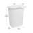  50L Slim Laundry Hamper, Clothes Basket, Lid, Plastic-49635340-111360894