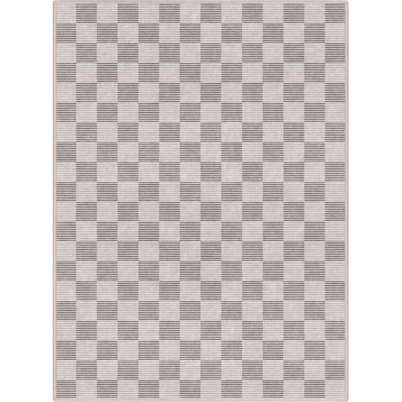 Kehr Summit Brown Geometric Flatwoven Rug – Easy Clean & Durable, Rectangle 5' x 3'3"