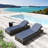 Ranu Outdoor Extra Thick Polyester Seat/Back Cushion 23'' W x 75'' D with Thickness of 5"-860425878