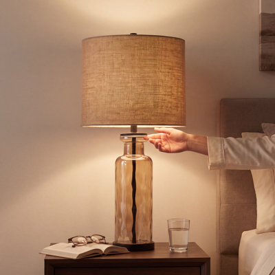 Lampe de table champagne 28 po Arva