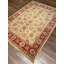 Tapis en laine et coton crème noué à la main Original Original