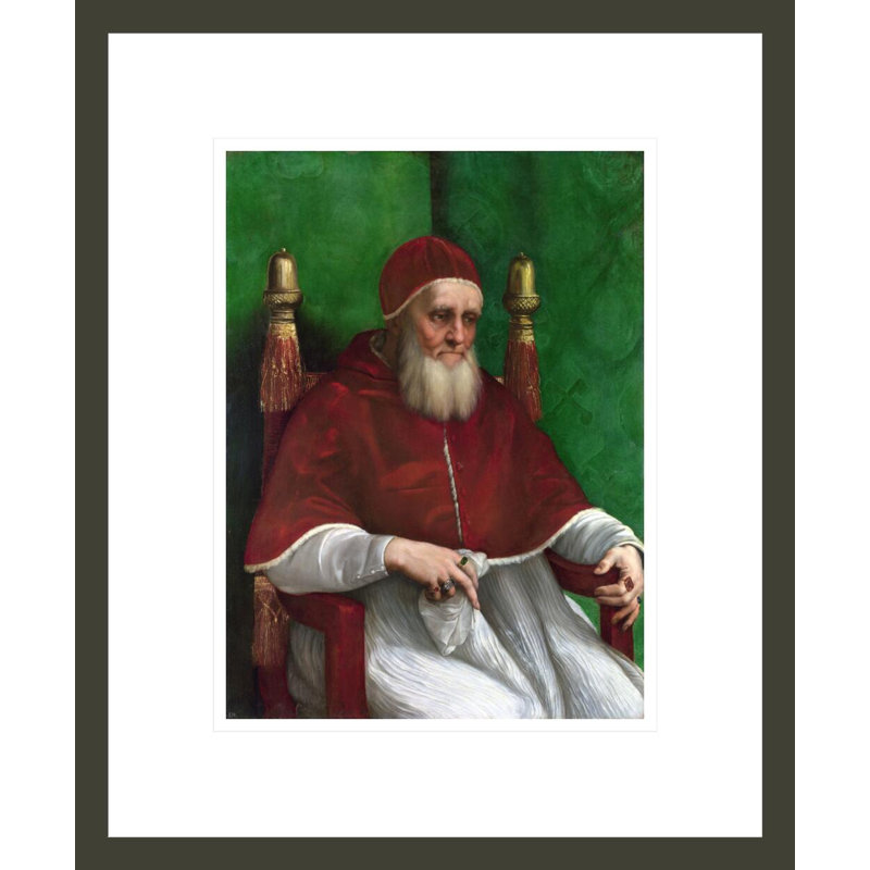 «Pope Julius II» par Raphael, impression giclée sur cadre, H 16,62 po x l 13,75 po